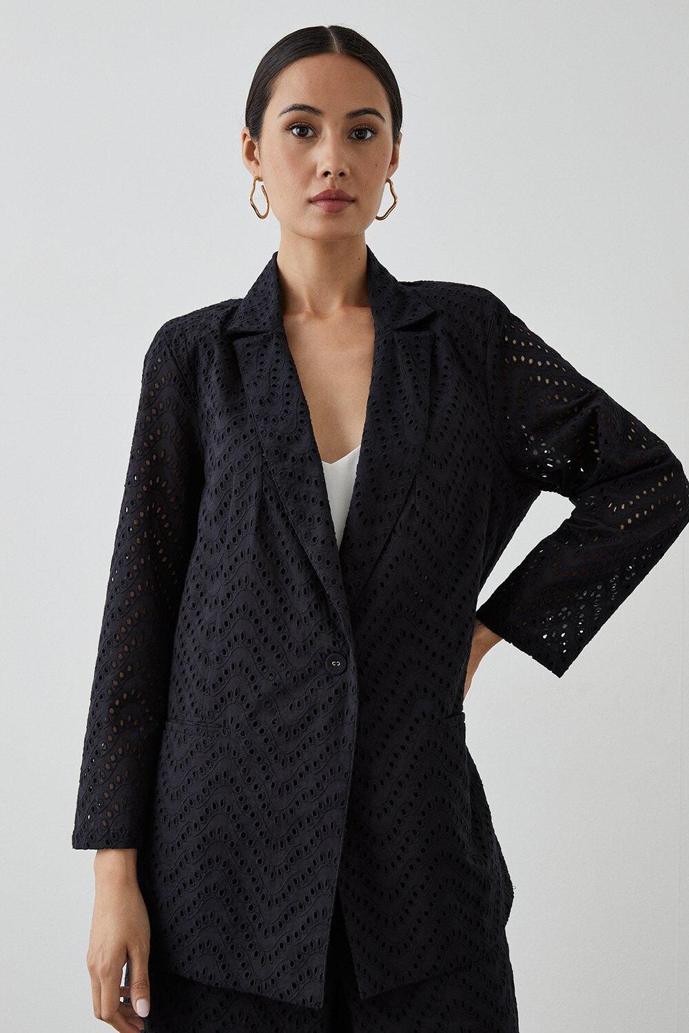 

Блейзер Бродери с рукавом 3/4 Debenhams, черный