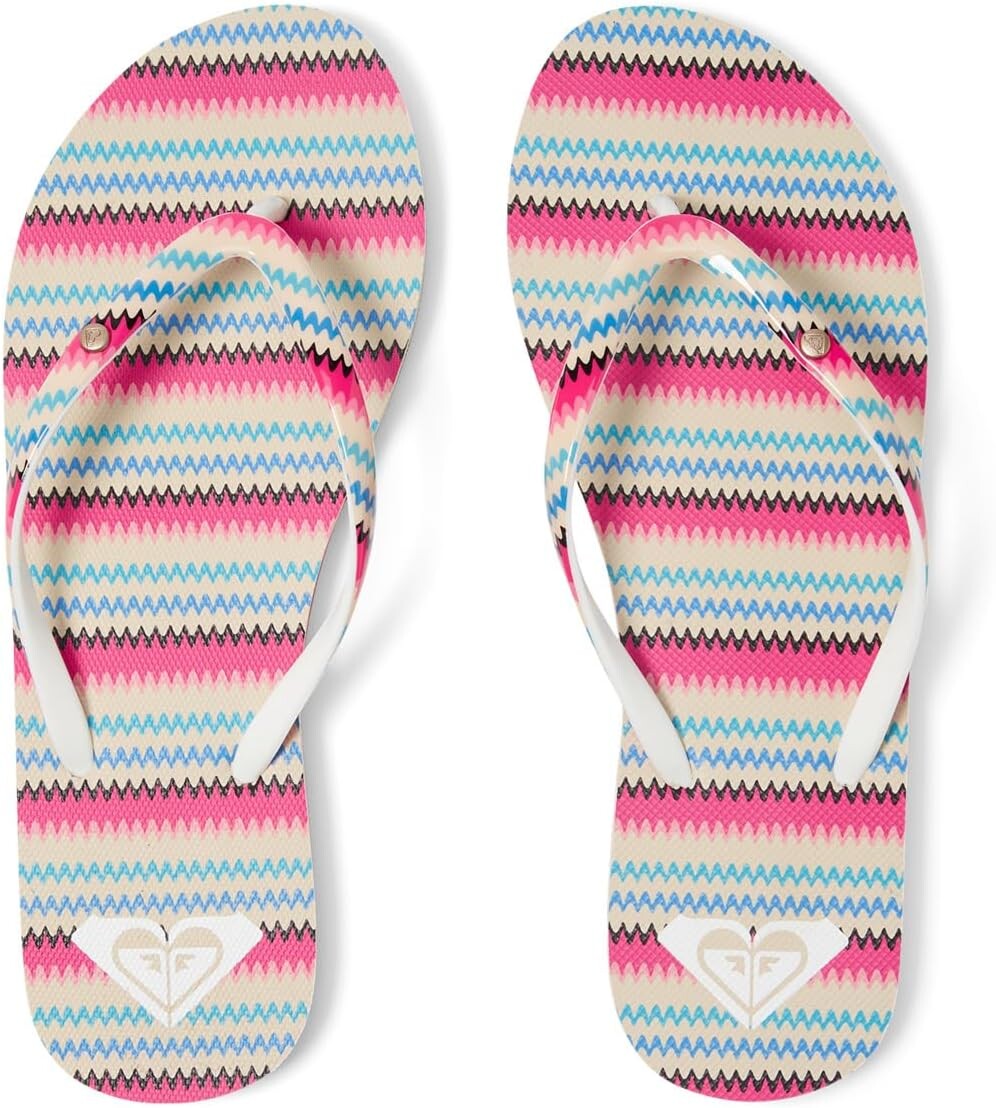 

Сандалии Roxy Portofino III, цвет Black/Multi Stripe