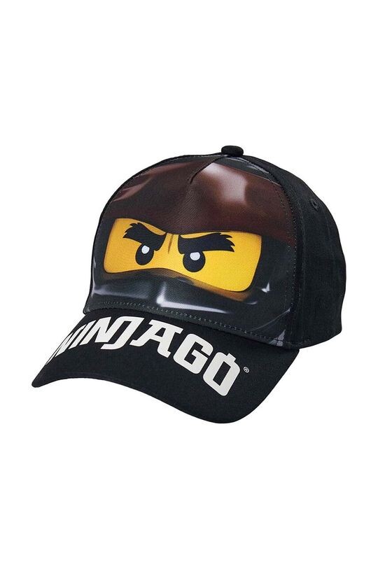 

Детская хлопковая шапка с козырьком Lego, черный