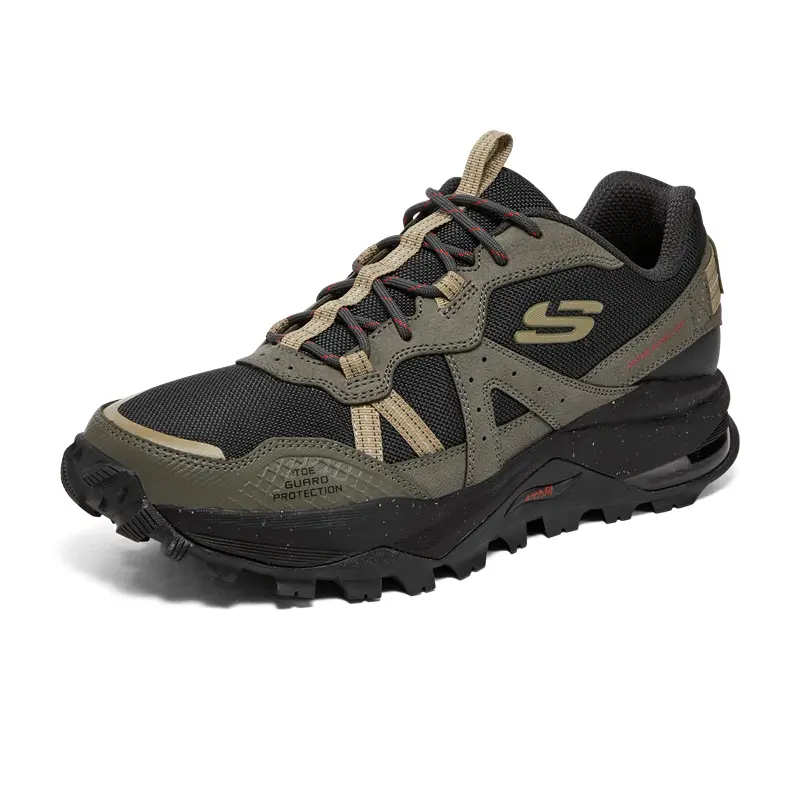 

Кроссовки спортивные мужские Skechers, оливковый / черный