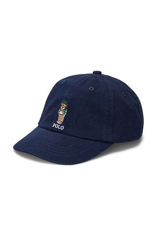 

Детская хлопковая бейсболка Polo Ralph Lauren, темно-синий