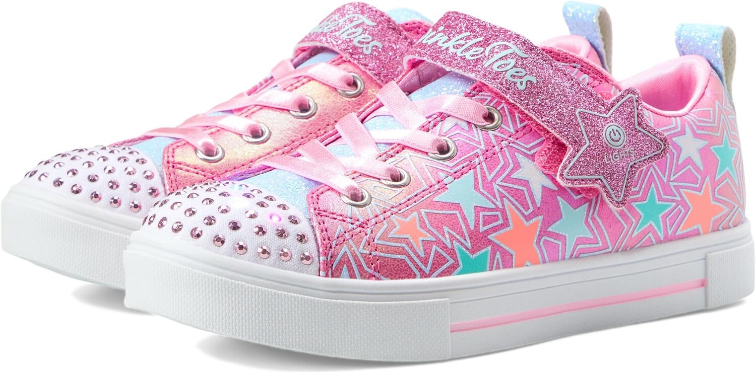 Кроссовки Twinkle Sparks 314457L SKECHERS KIDS, цвет Pink/Multi кроссовки skechers dyna lite shimmer 302456l цвет pink multi