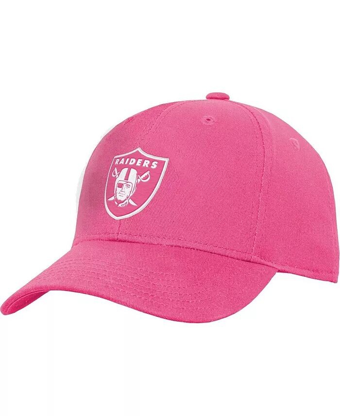 

Розовая регулируемая шапка для девочек Молодежная Las Vegas Raiders Outerstuff, розовый