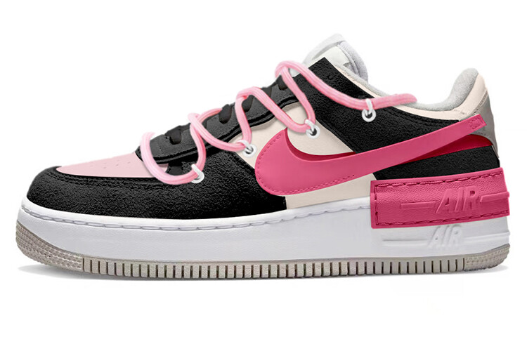 

Кроссовки Nike Air Force 1 Skateboarding Shoes Women's Low-top White, розовый