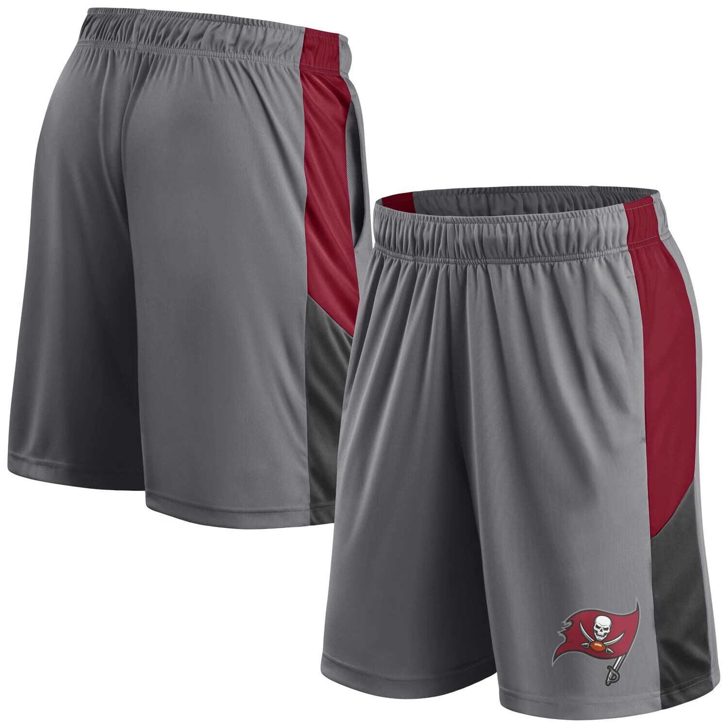 

Мужские серые фирменные шорты с логотипом Tampa Bay Buccaneers Primary Fanatics