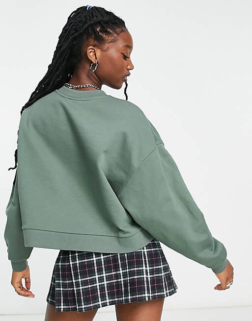 

Зеленый свитшот Vans Drop V эксклюзивно на ASOS