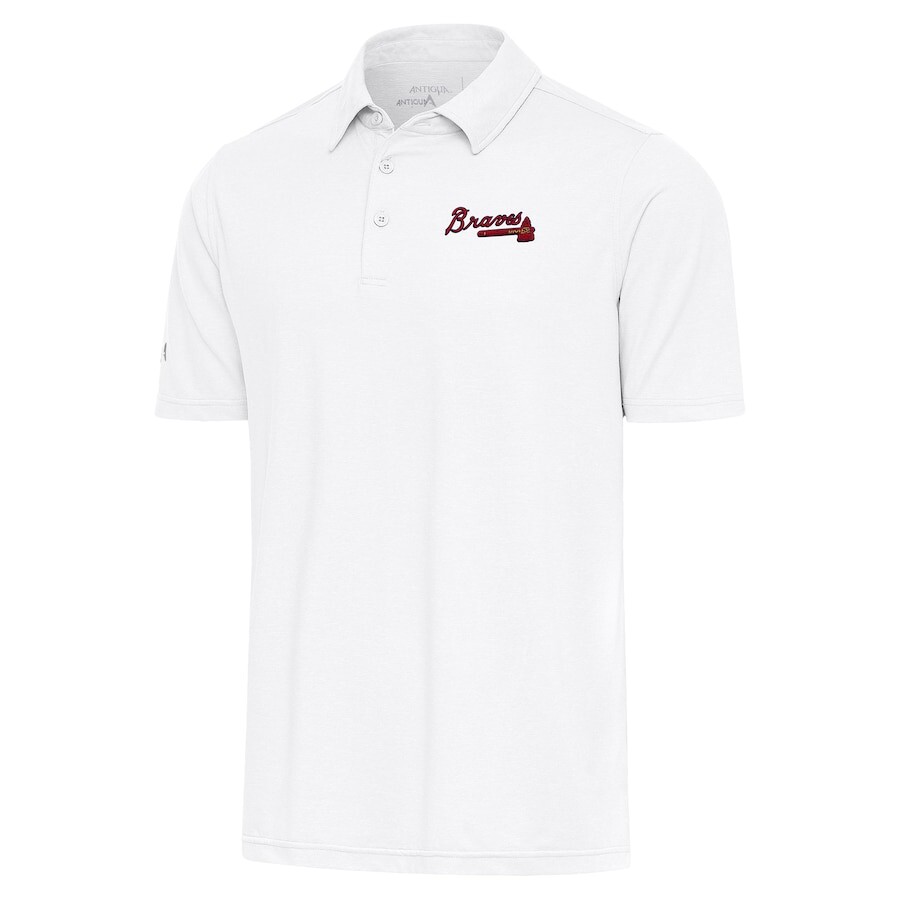 

Поло с коротким рукавом Antigua Atlanta Braves, белый