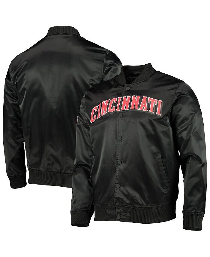 

Мужская черная атласная куртка на кнопках Cincinnati Reds Wordmark Pro Standard, черный