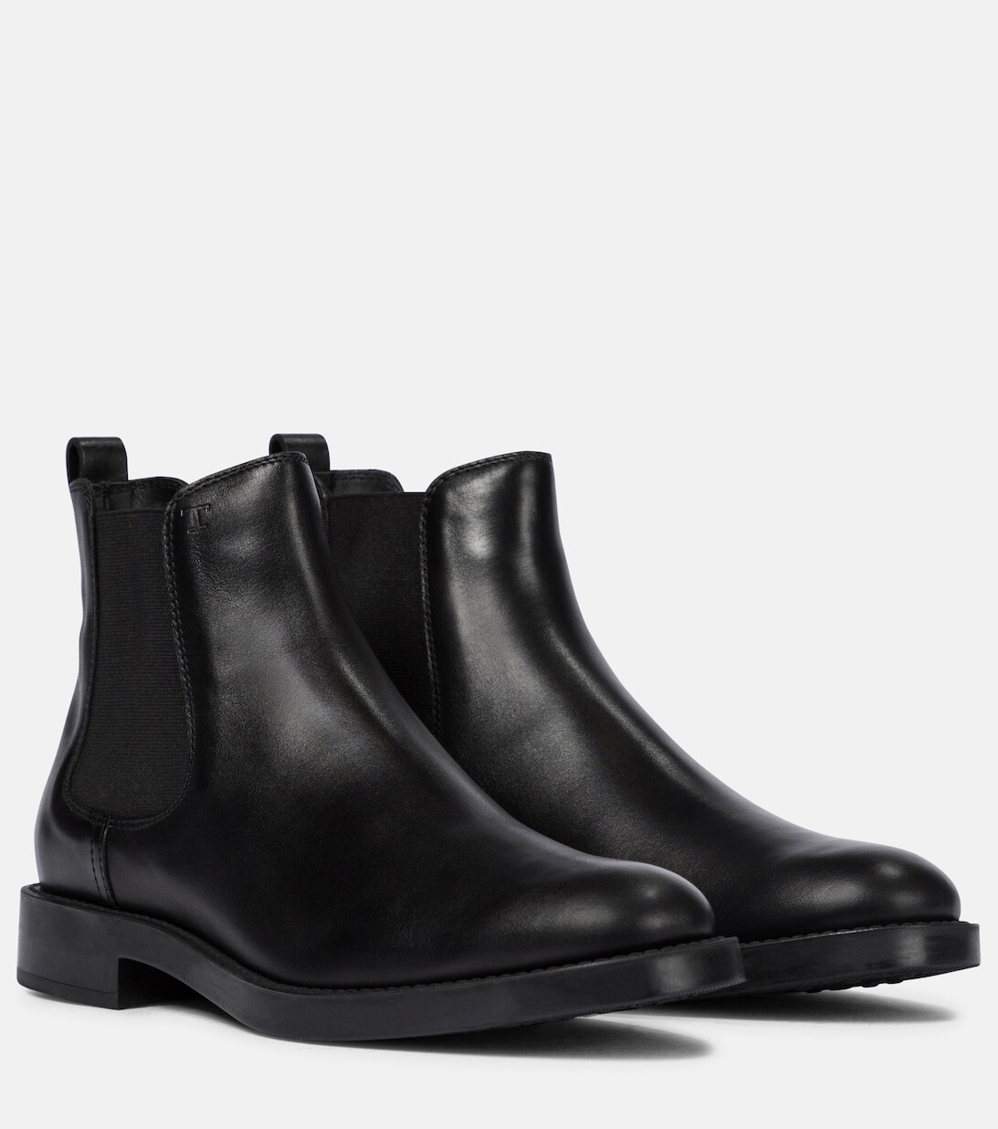 

Кожаные ботинки челси Tod's, черный