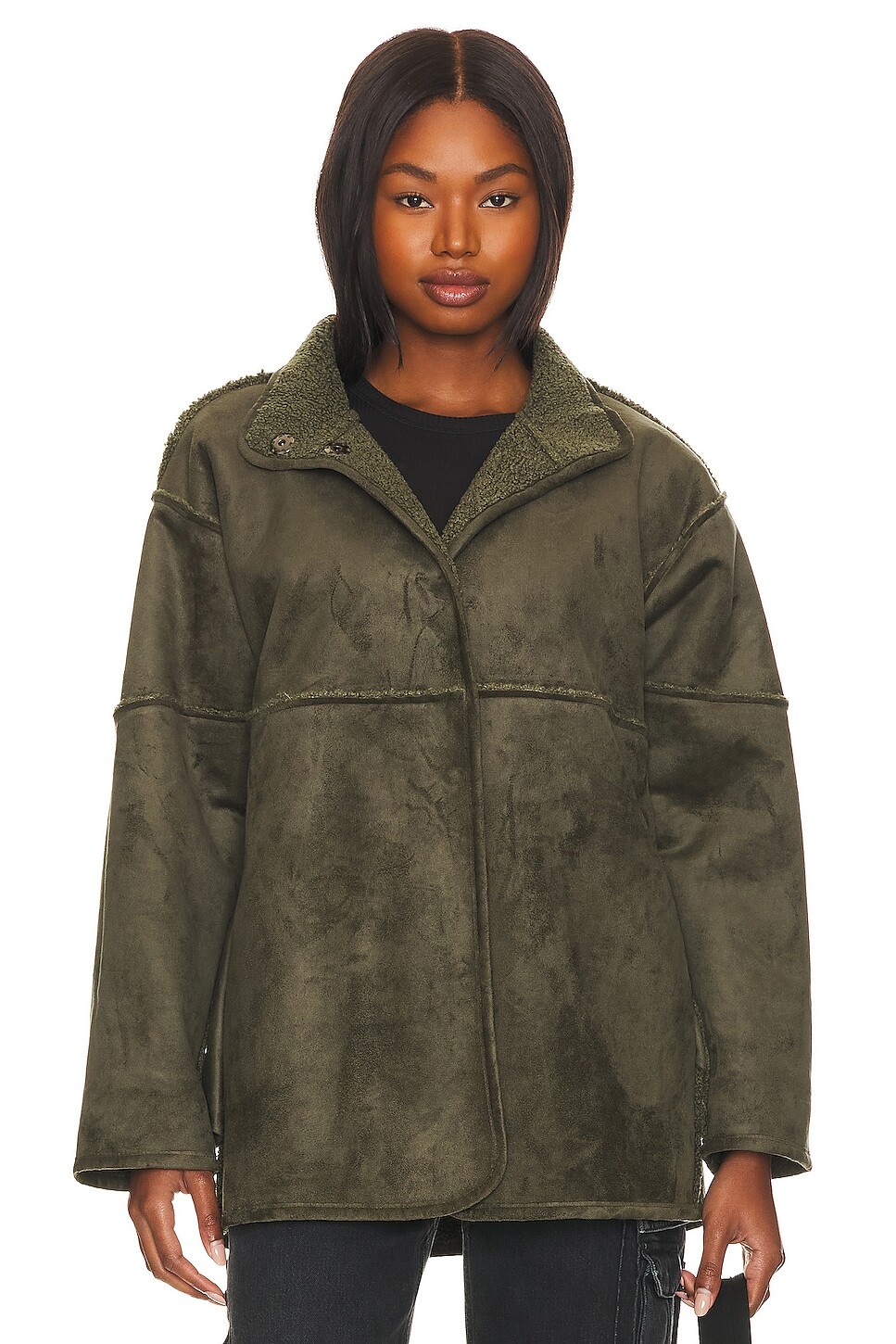 

Пальто Velvet by Graham & Spencer Albany Reversible Sherpa, цвет Army