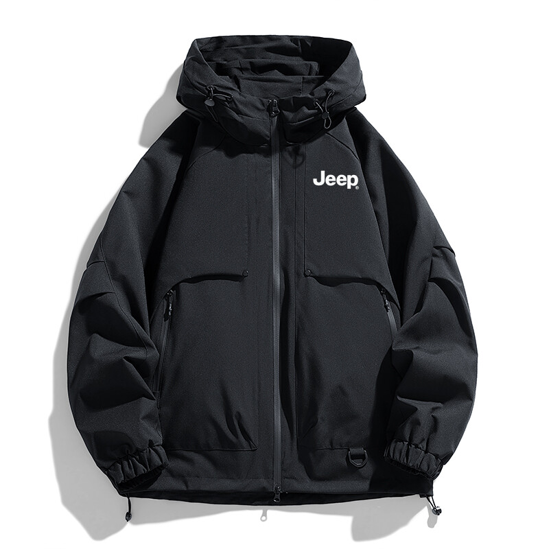 

Куртка унисекс Jeep, цвет Ivory white and black