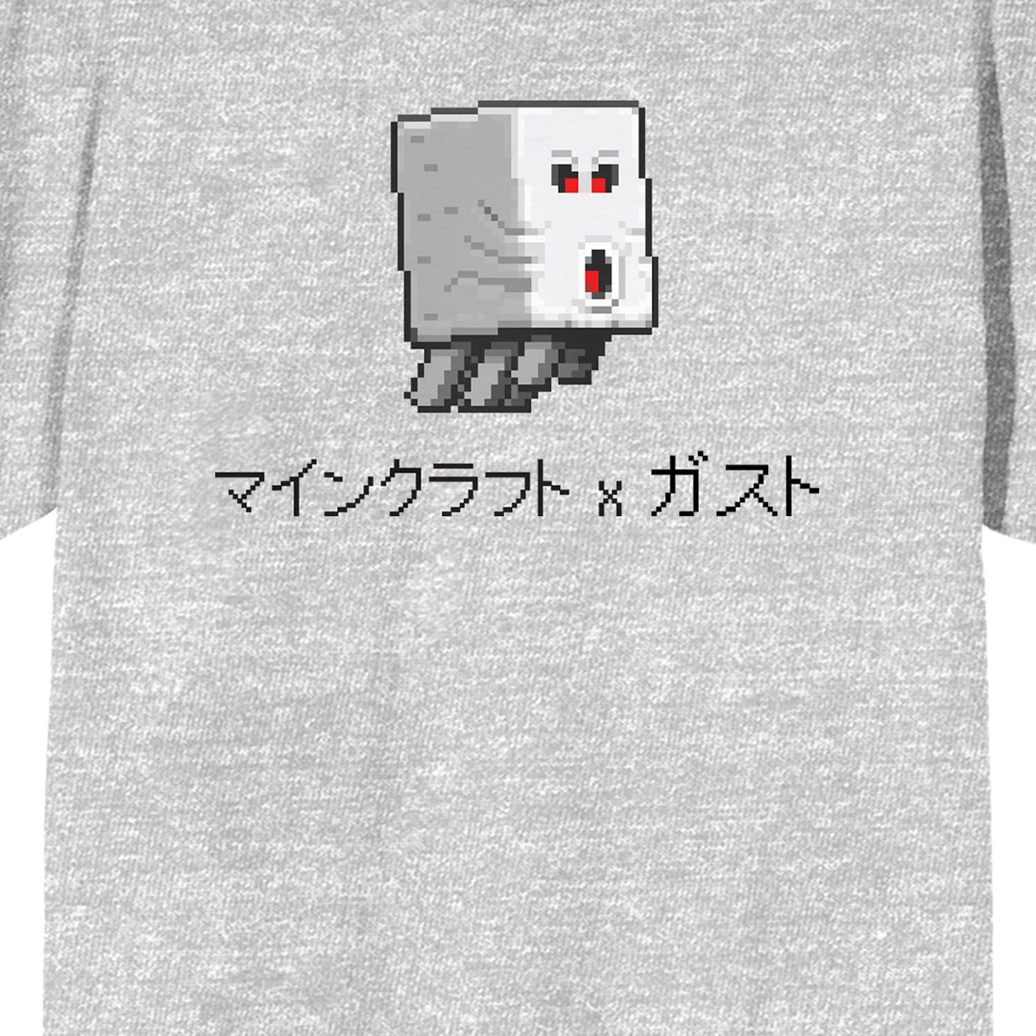 Мужская футболка Minecraft Ghast и кандзи Licensed Character