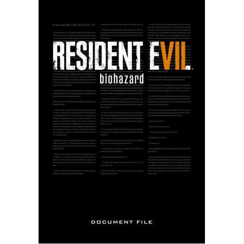Книга Resident Evil 7: Biohazard Document File tubbz фигурка утка tubbz resident evil jill valentine