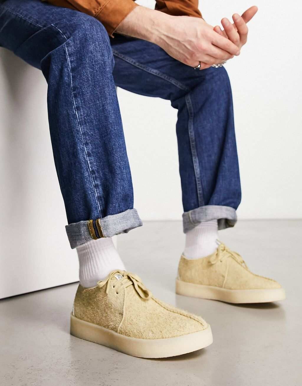 

Туфли Clarks Originals Trek из волосистой замши с чашками клена