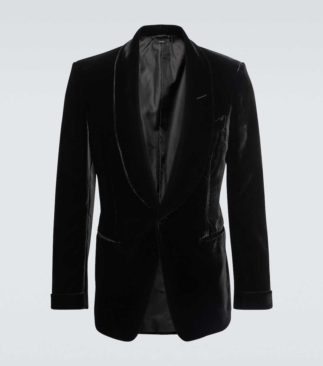 

Бархатный блейзер Shelton Tom Ford, черный