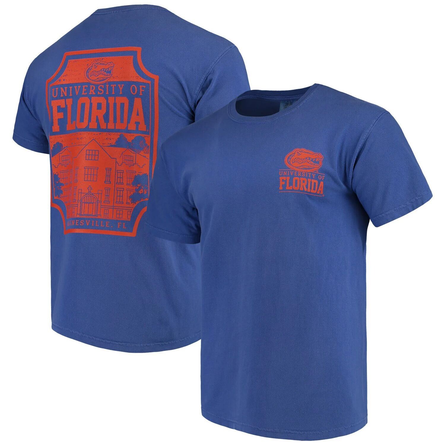 

Мужская футболка Royal Florida Gators Comfort Colours Campus Icon