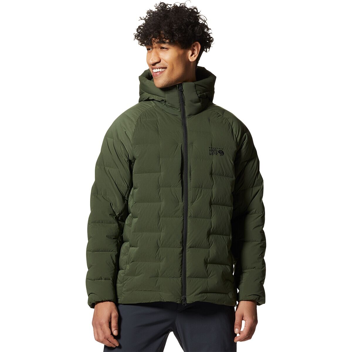 

Стретч-даун-парка Mountain Hardwear, зеленый