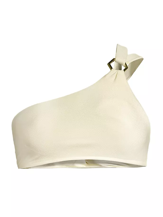 

Топ бикини Destinos Honeycomb Lenny Niemeyer Swim, цвет off white