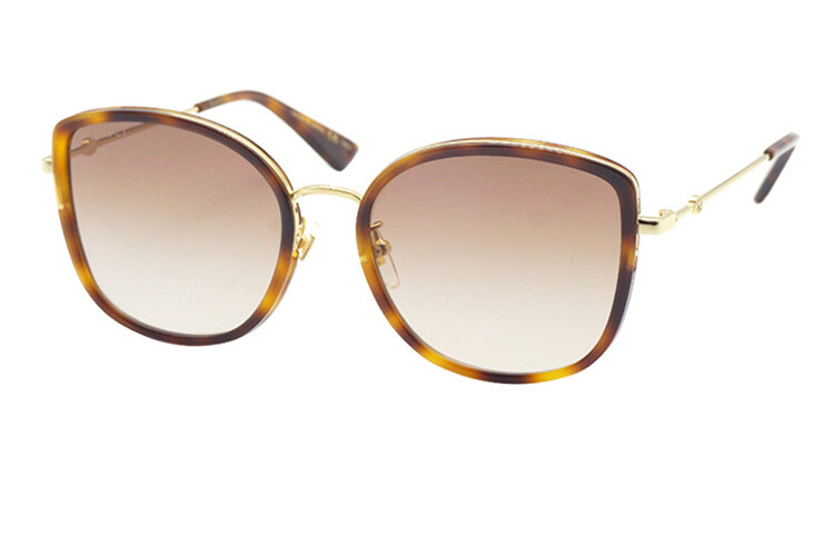 

GUCCI Женские солнцезащитные очки, Tortoiseshell