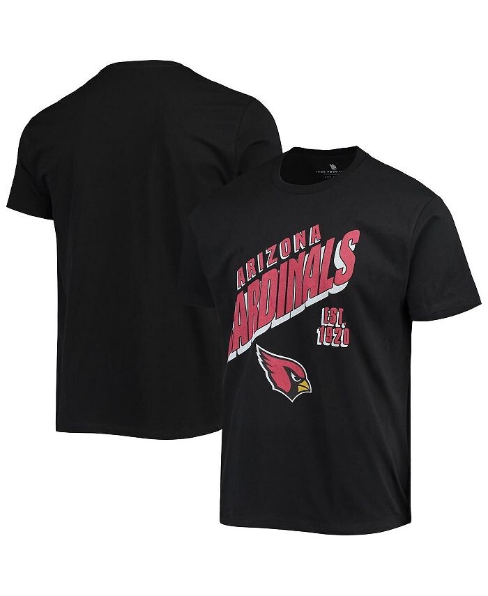 

Мужская черная скошенная футболка Arizona Cardinals Junk Food, черный