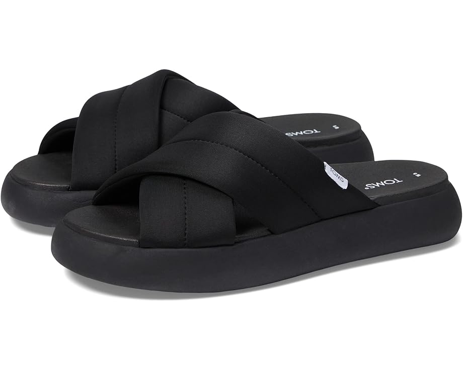 Сандалии TOMS Alpargata Mallow Crossover Sandal, цвет Black/Black