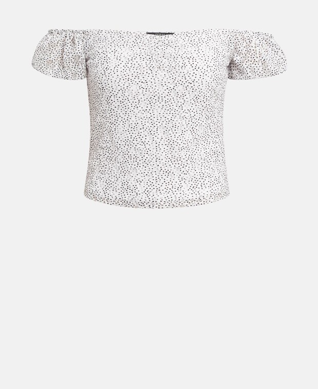 

Кружевной топ Guess, белый