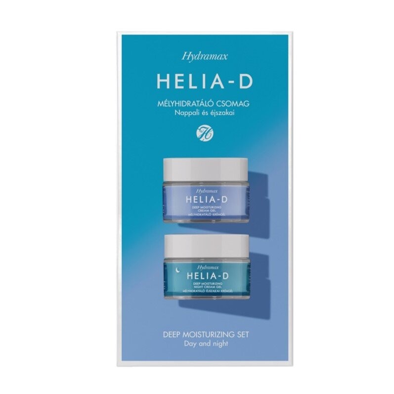 

Helia-D Hydramax Deep Moisturizing Day + Night Cream набор глубоко увлажняющий крем-гель на день + ночь 2х50мл