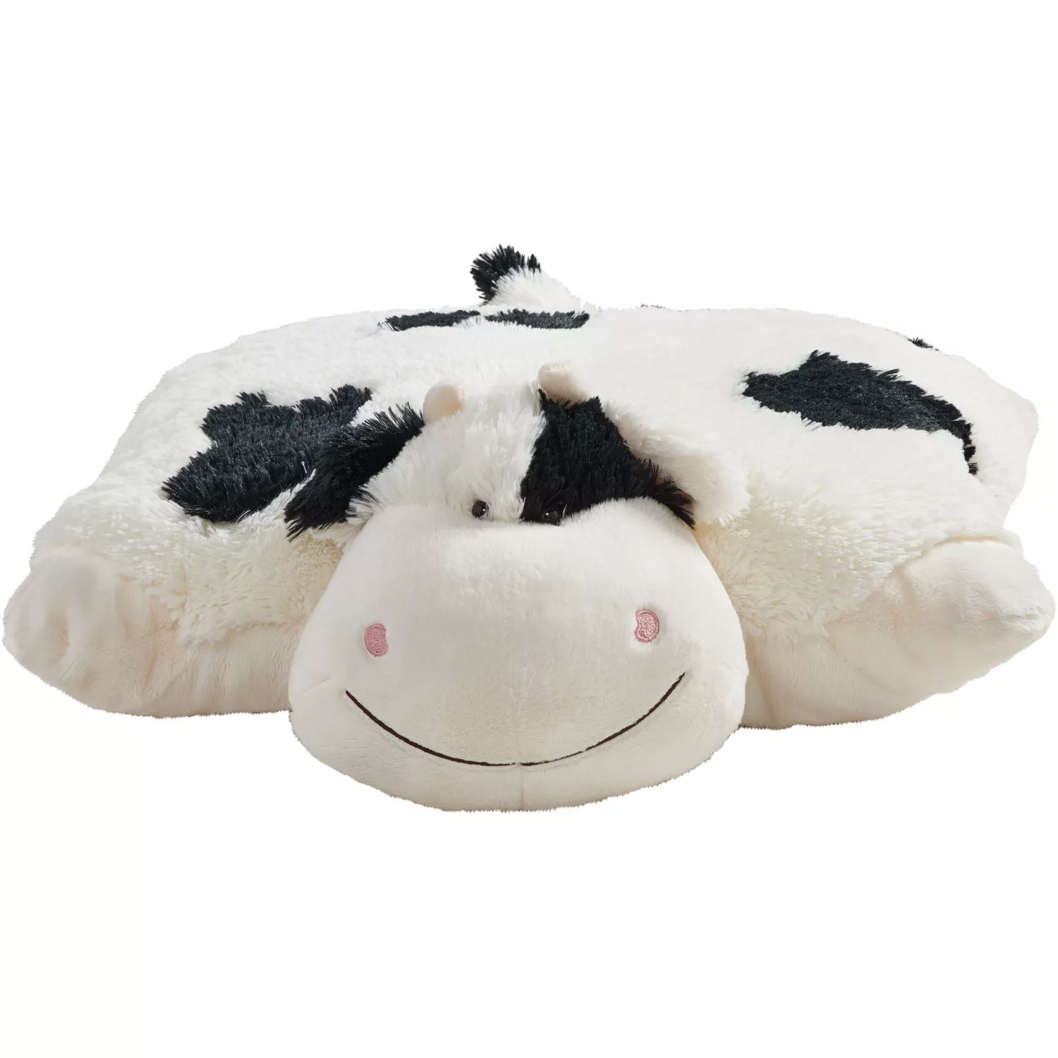 цена Подушка для домашних животных, уютная плюшевая игрушка в виде коровы Pillow Pets