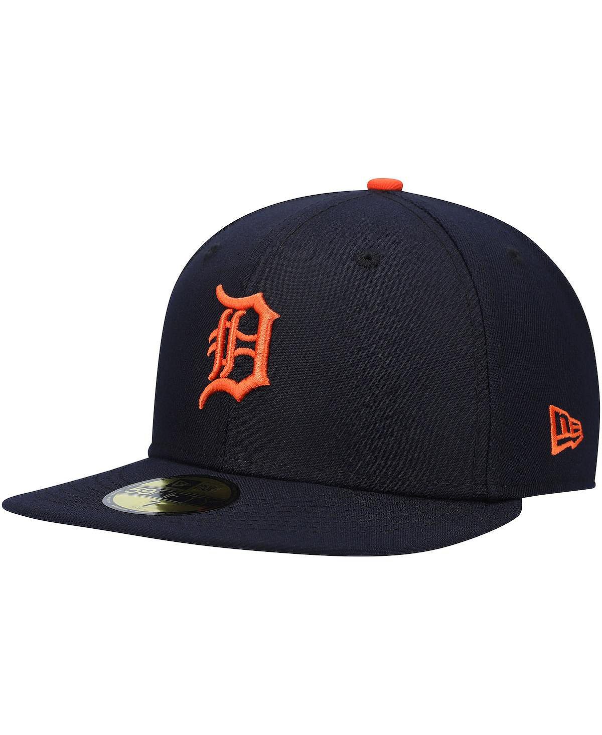 

Мужская темно-синяя приталенная шляпа Detroit Tigers Authentic Collection On-Field Road 59FIFTY New Era