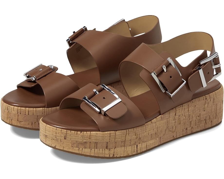 

Сандалии MICHAEL Michael Kors Colby Flatform Sandal, цвет Luggage