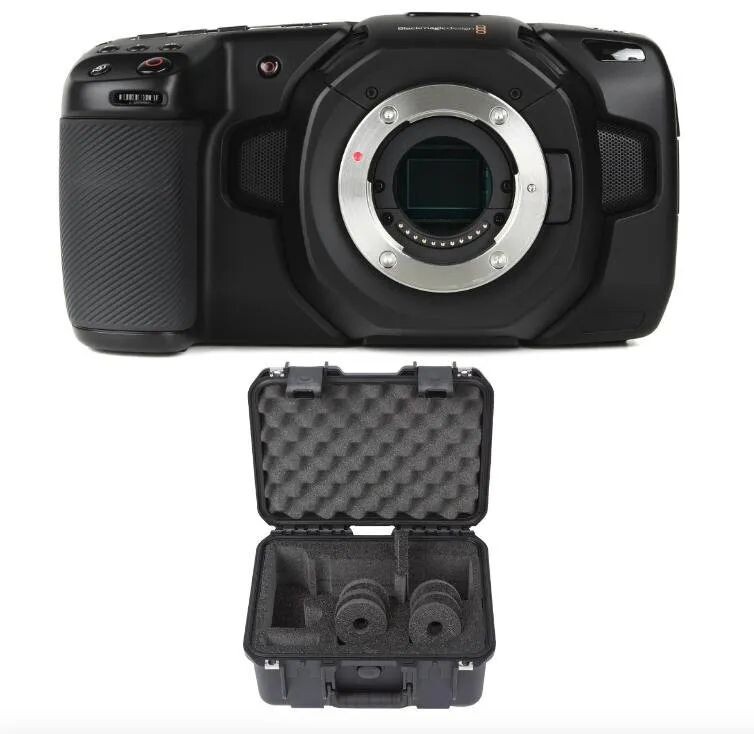 

Карманная кинокамера Blackmagic Design 4K (только корпус) с чехлом SKB