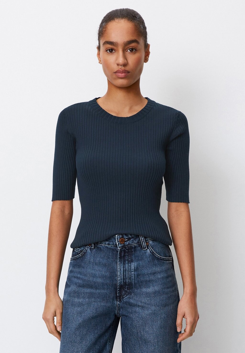

Базовая футболка KURZARM Marc O'Polo DENIM, цвет navy teal