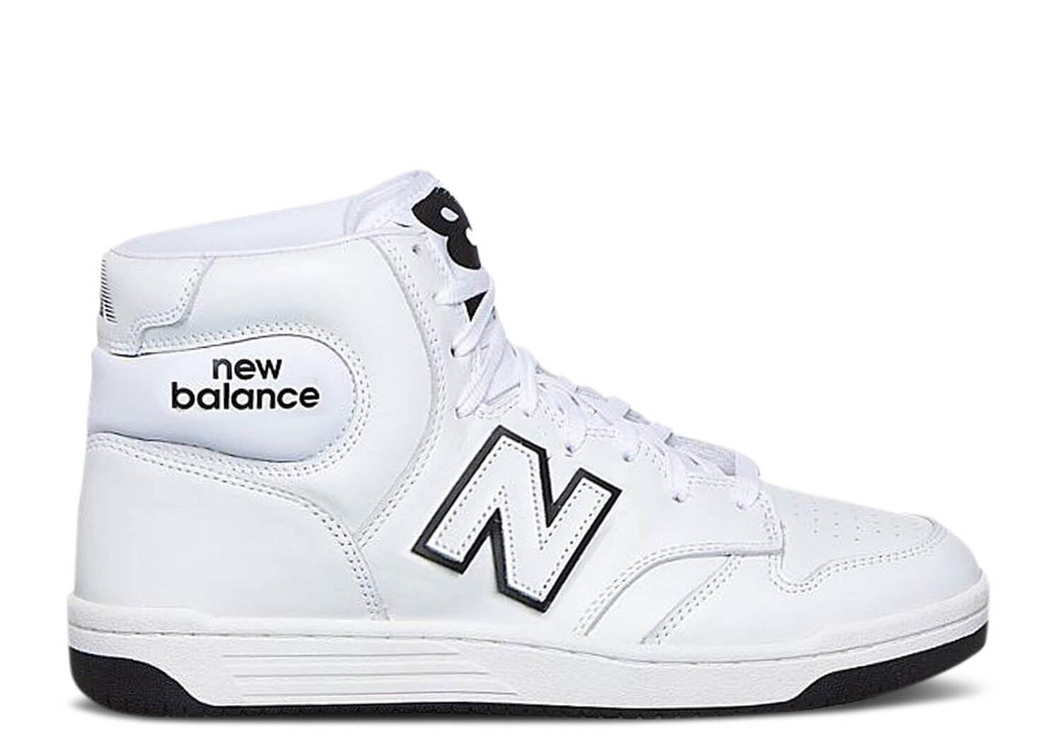 

Кроссовки New Balance 480 High 'White Black' 2020, белый