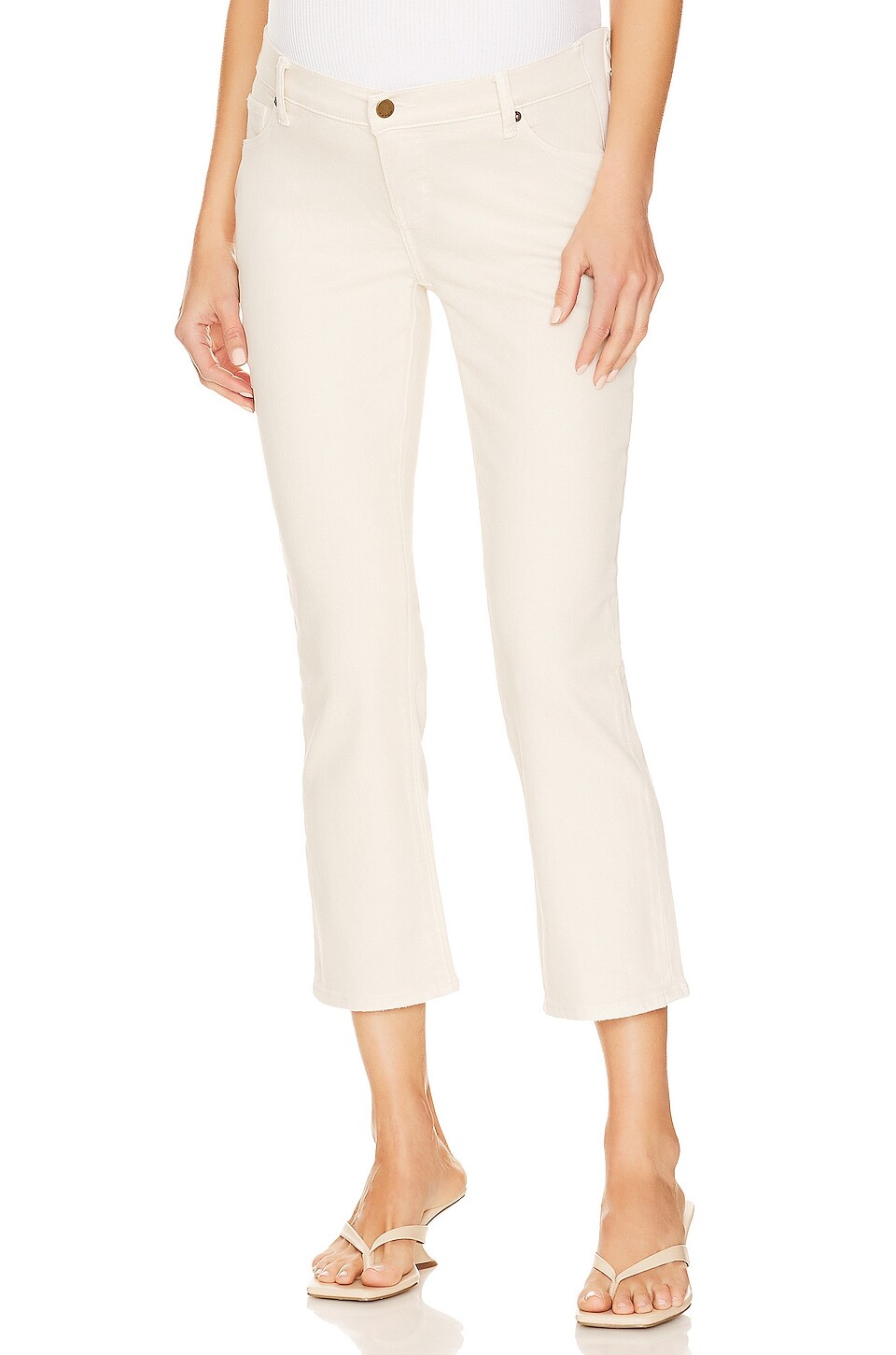 

Джинсы HATCH Straight Leg Maternity, ваниль