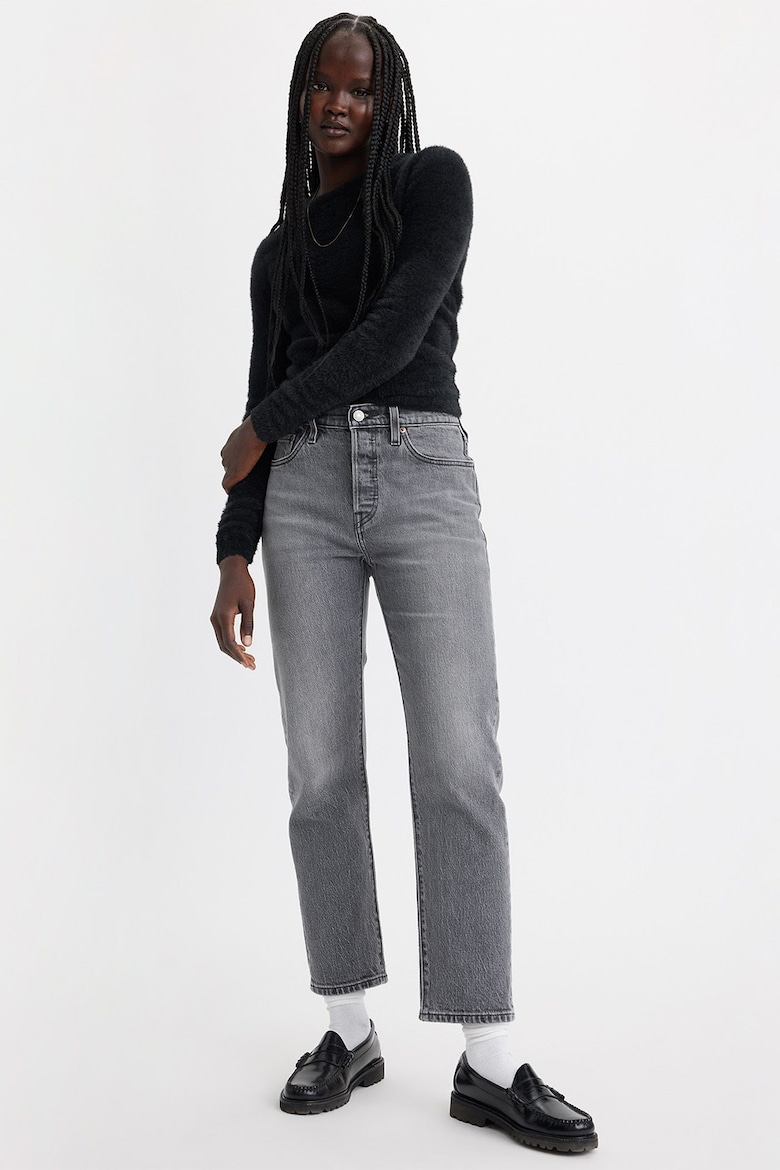 Прямые джинсы 501 выше щиколотки Levi'S, черный прямые джинсы 501 выше щиколотки levi s черный
