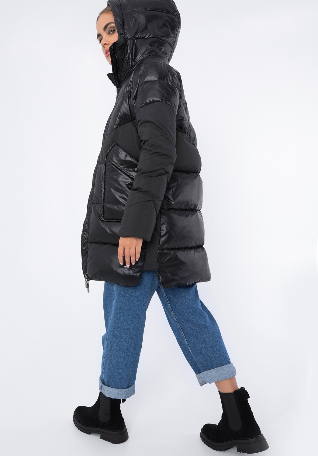

Кожаная куртка Wittchen Nylon jacket, черный