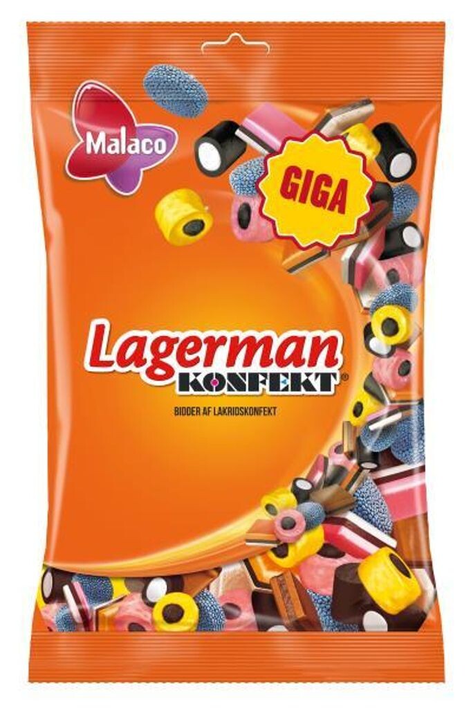 

Кондитерские изделия Malaco Lagerman Original 900г Cloetta