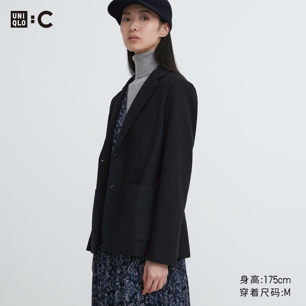 

Куртка Uniqlo замшевая вязаная, черный