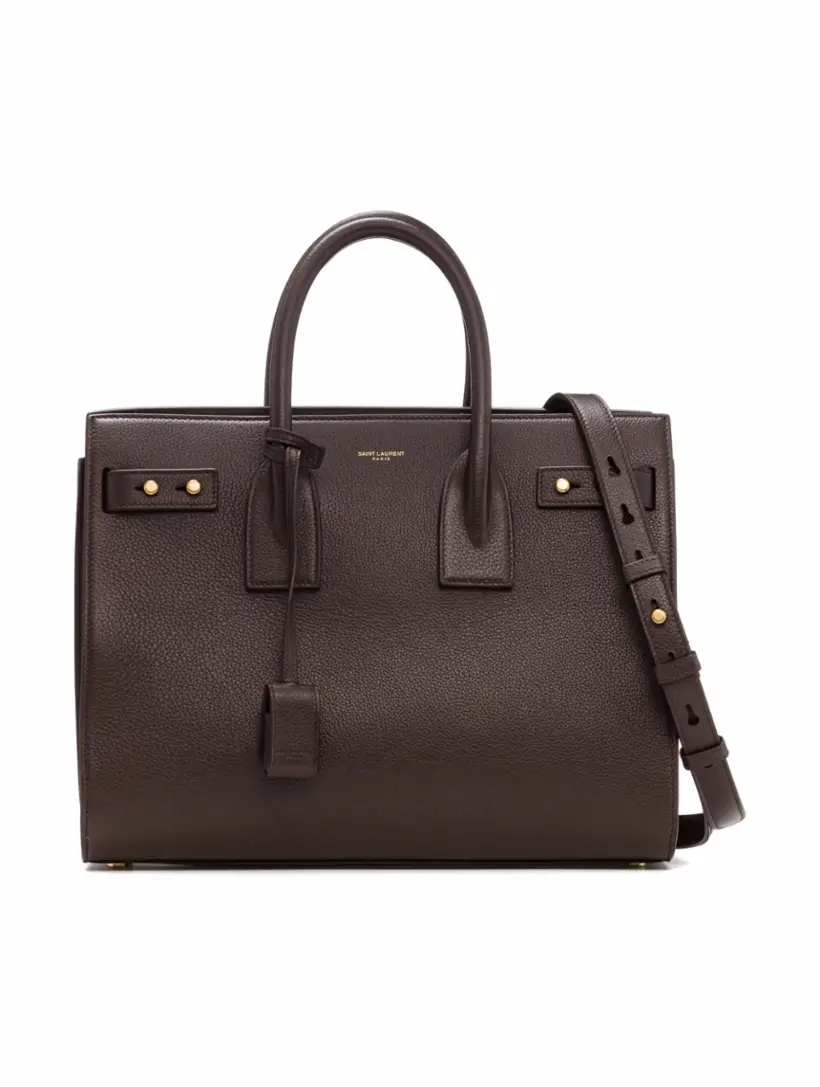 

Сумка-тоут Sac de Jour Saint Laurent, коричневый