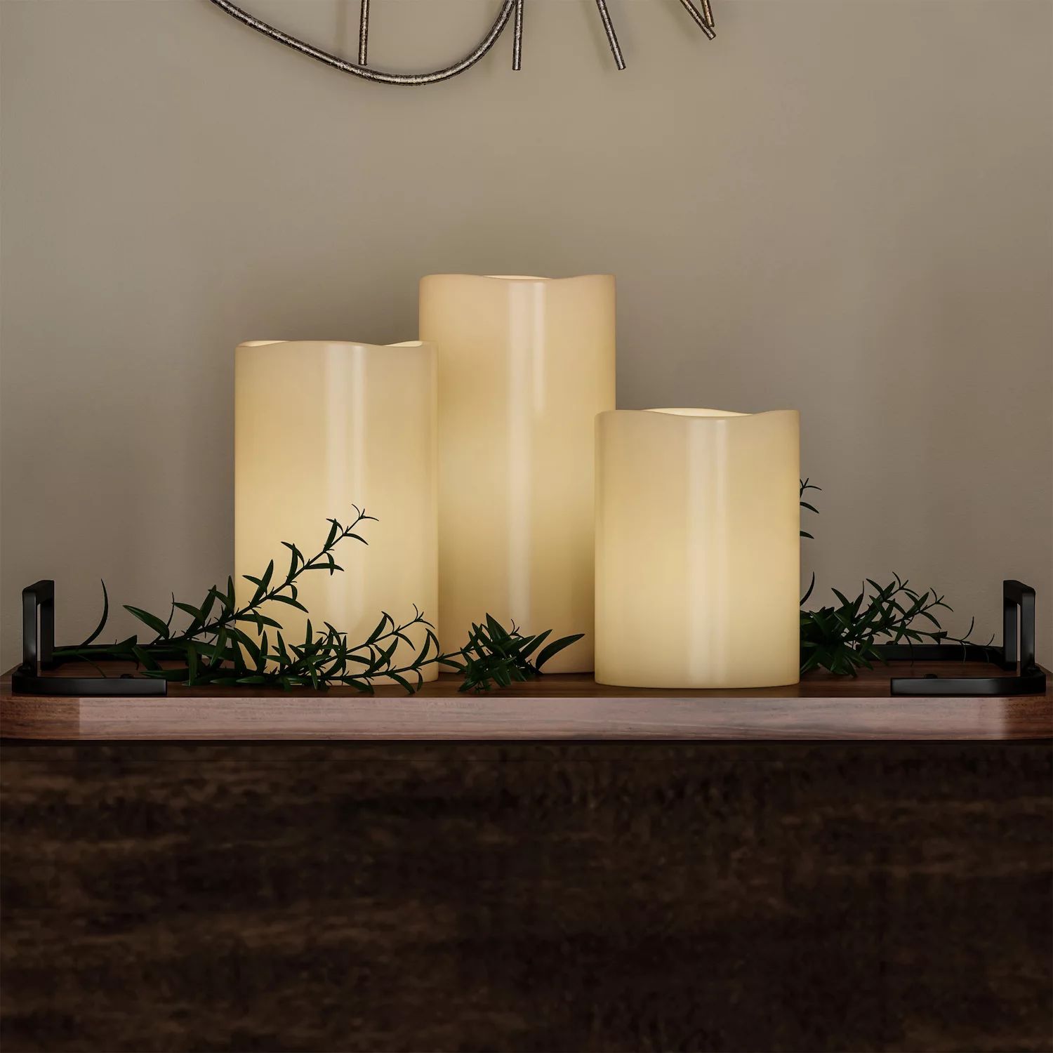 Беспламенные светодиодные свечи Lavish Home, набор из 4 предметов свечи водные светодиодные qwerty в блистере по 4 шт