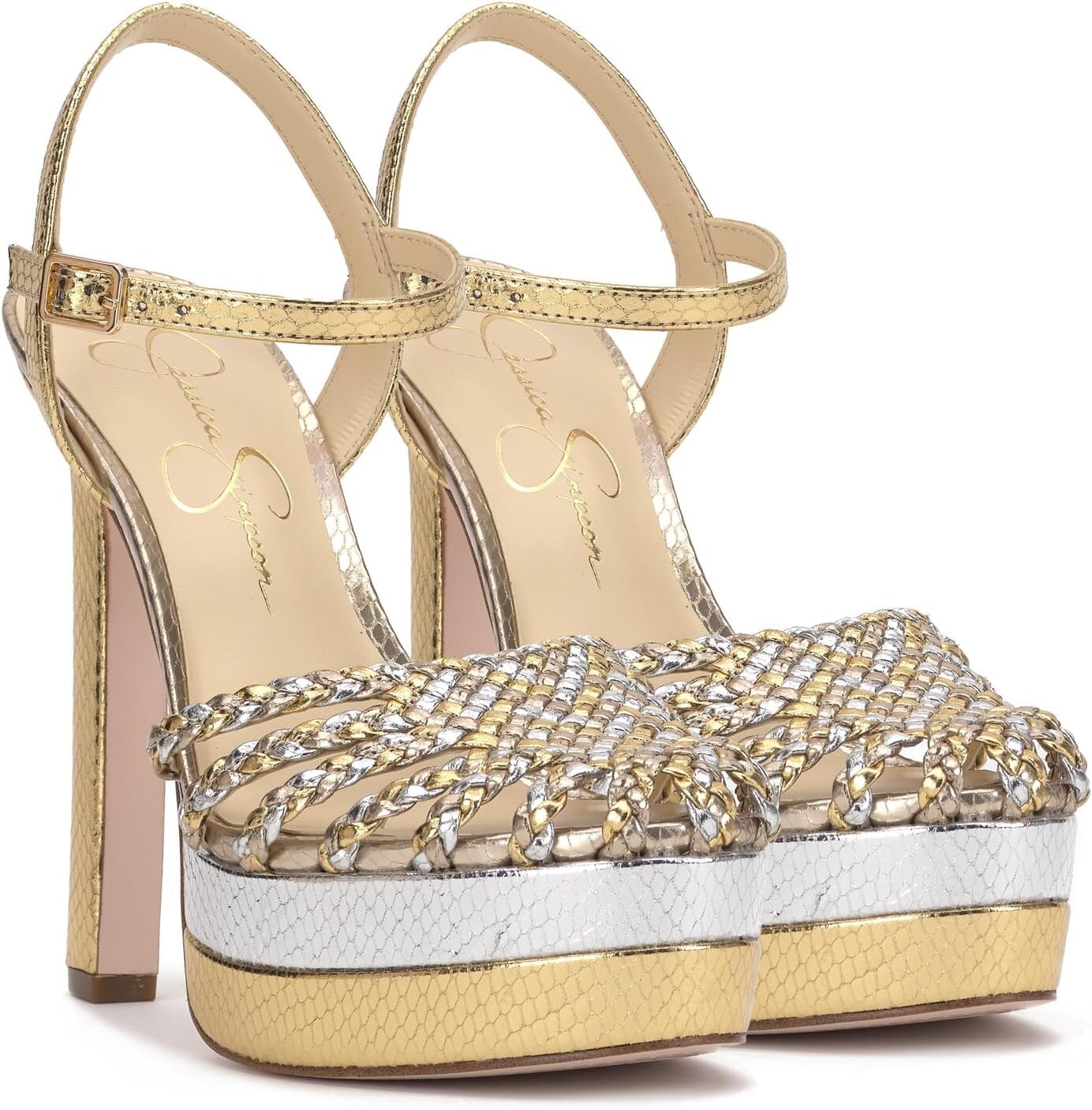 

Туфли Jessica Simpson Inaia, цвет Silver/Gold
