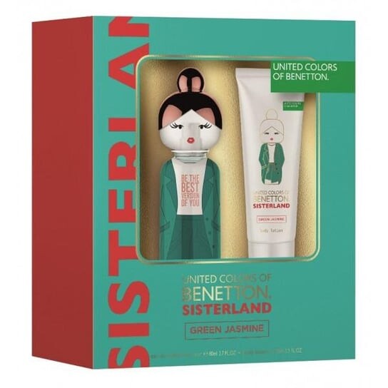 Набор косметики, 2 шт. Benetton, Sisterland Green Jasmine