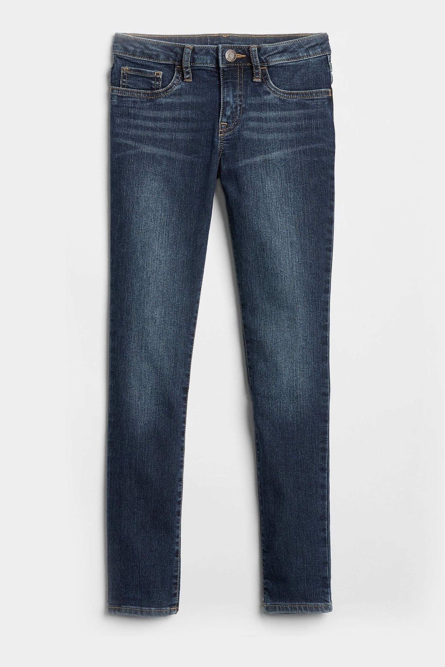 Очень узкие джинсы Gap, синий узкие джинсы gap черный