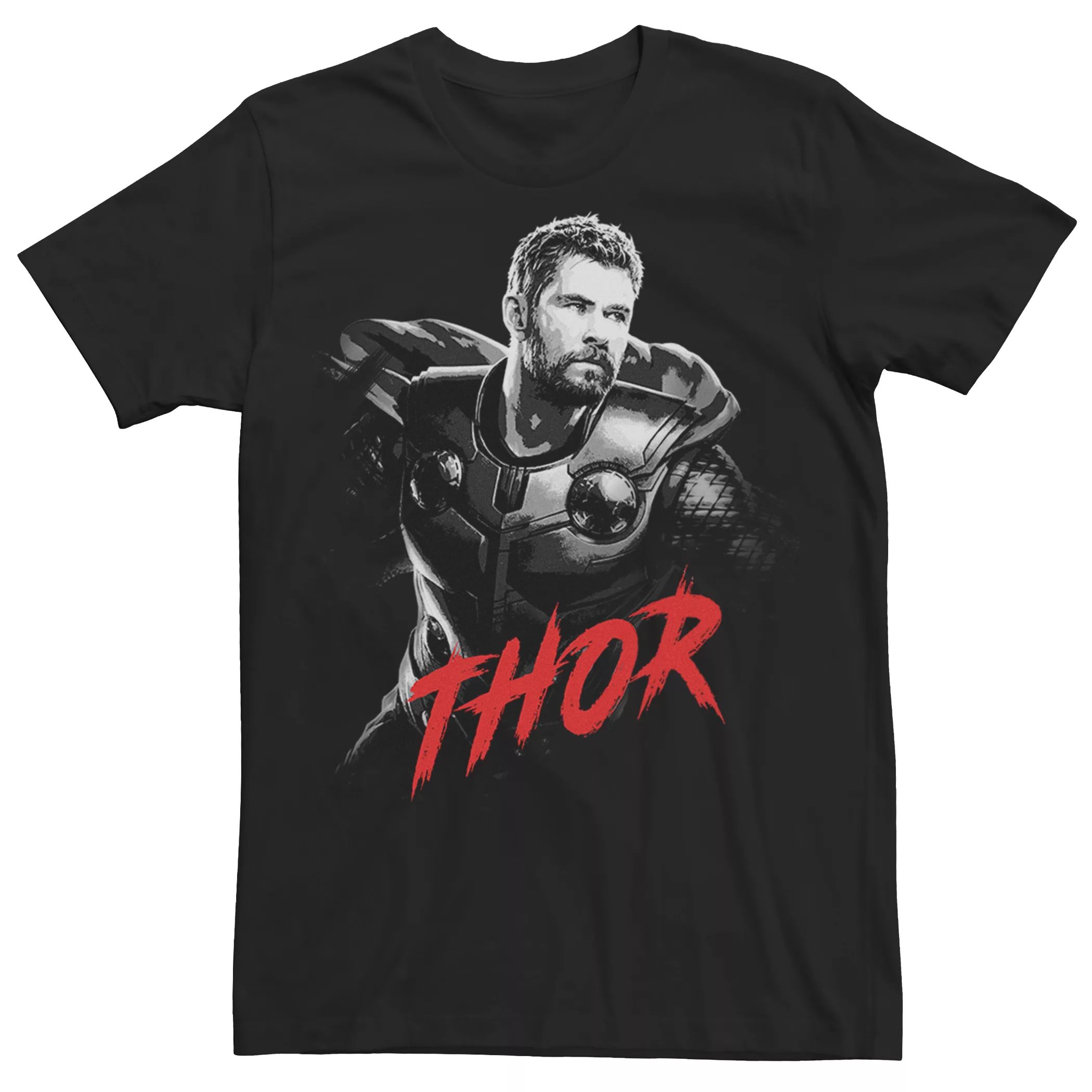 Мужская контрастная футболка Thor с изображением Marvel Avengers
