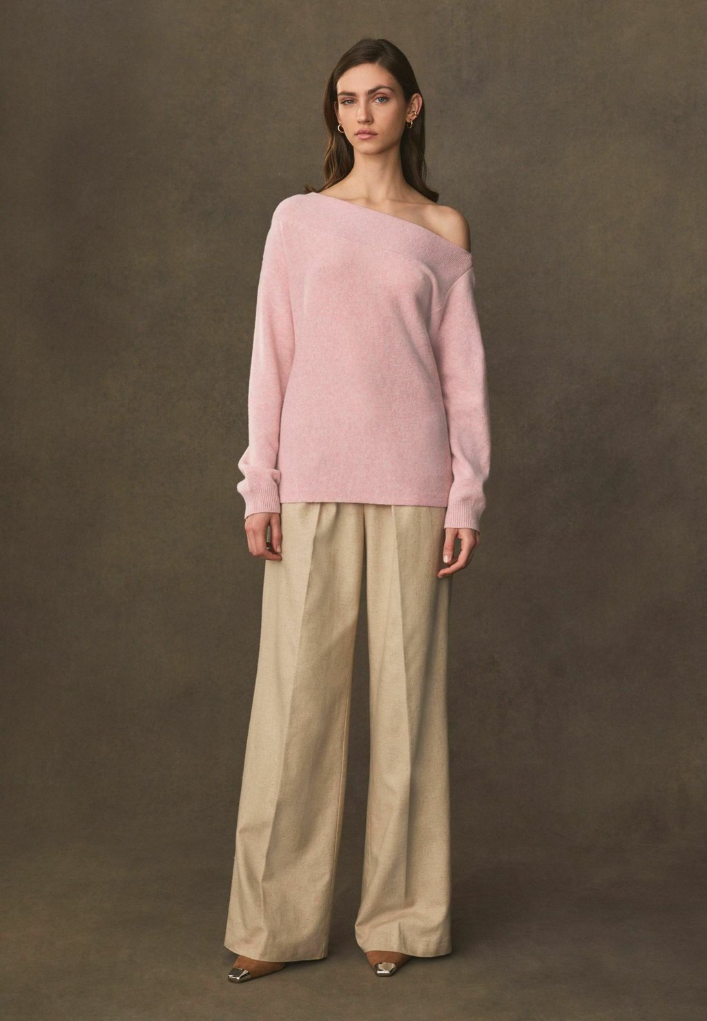 Вязаный свитер Next, цвет blush pink цена и фото