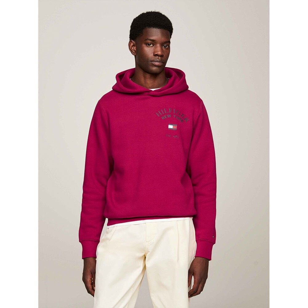 

Худи Tommy Hilfiger Arched Varsity, розовый