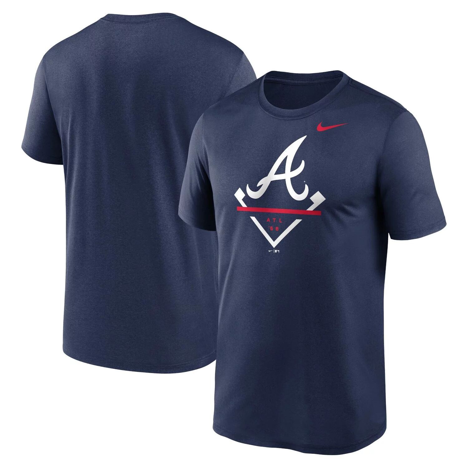 

Мужская темно-синяя футболка Nike Atlanta Braves Icon Legend, Синий