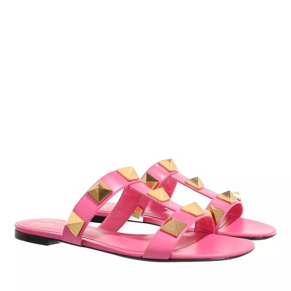 

Сандалии roman stud slide sandals Valentino Garavani, розовый