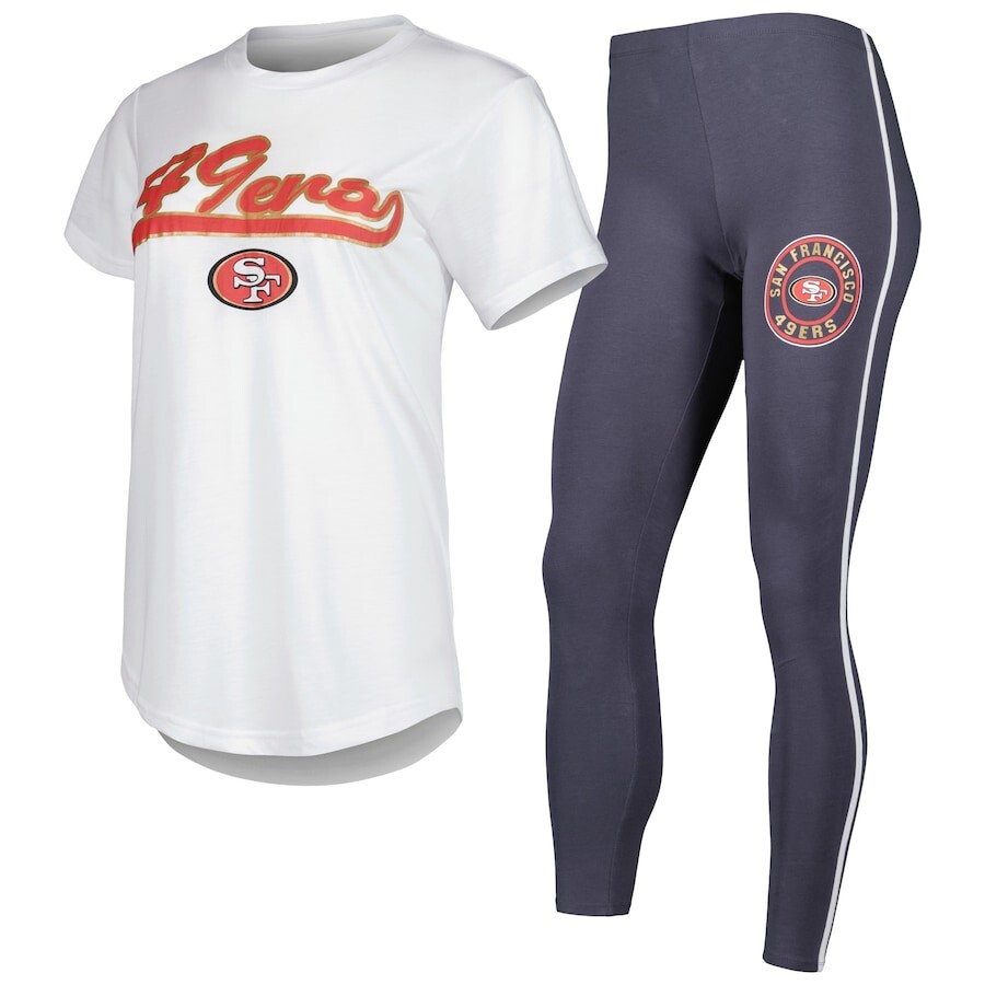 

Пижамный комплект Concepts Sport San Francisco 49Ers, белый