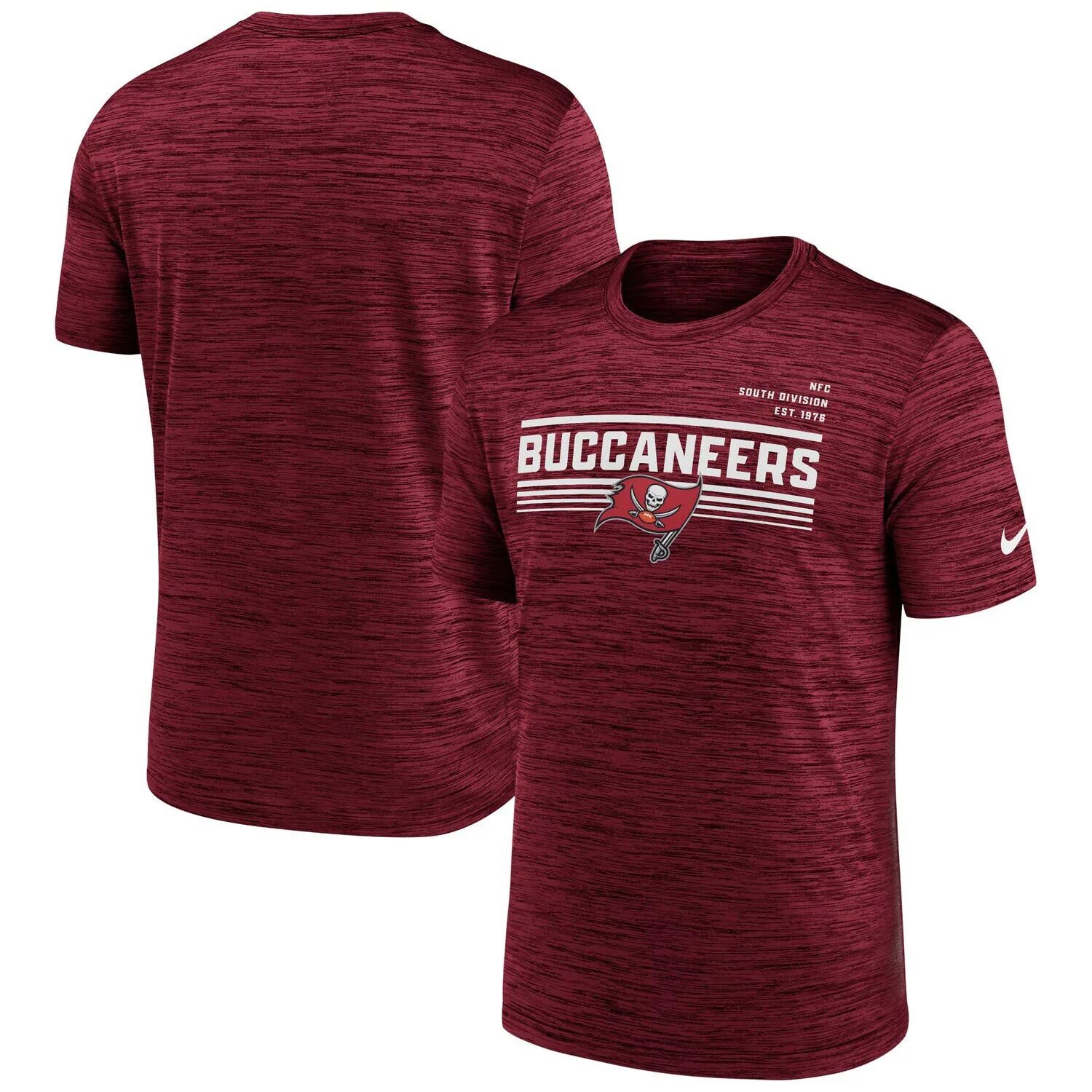 

Мужская красная футболка Tampa Bay Buccaneers Yardline Velocity Performance Nike, Красный